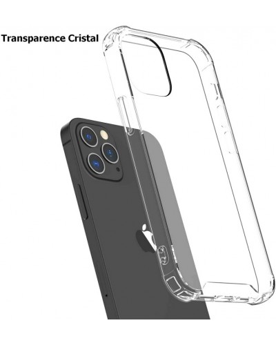 Coque iPhone 12 Pro Max 6.7 Pouces Transparente Antichoc - Bumper